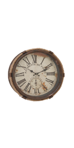 Amazon.com: Deco 79 Metal Decorative Wall Clock with Rope