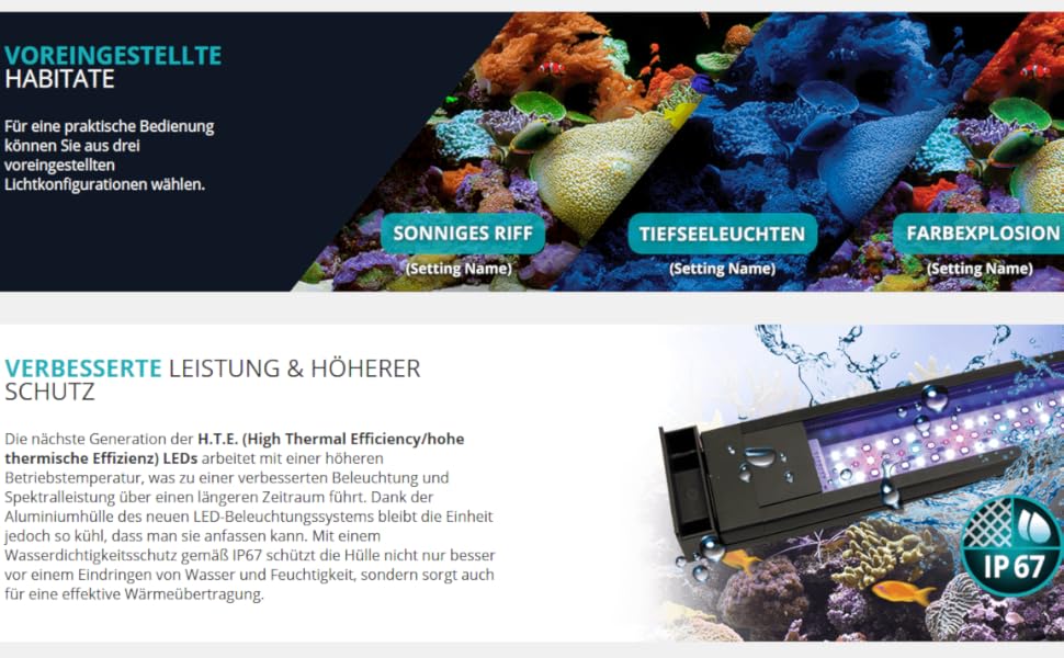 Fluval Sea Marine 3.0, oświetlenie LED do akwariów morskich