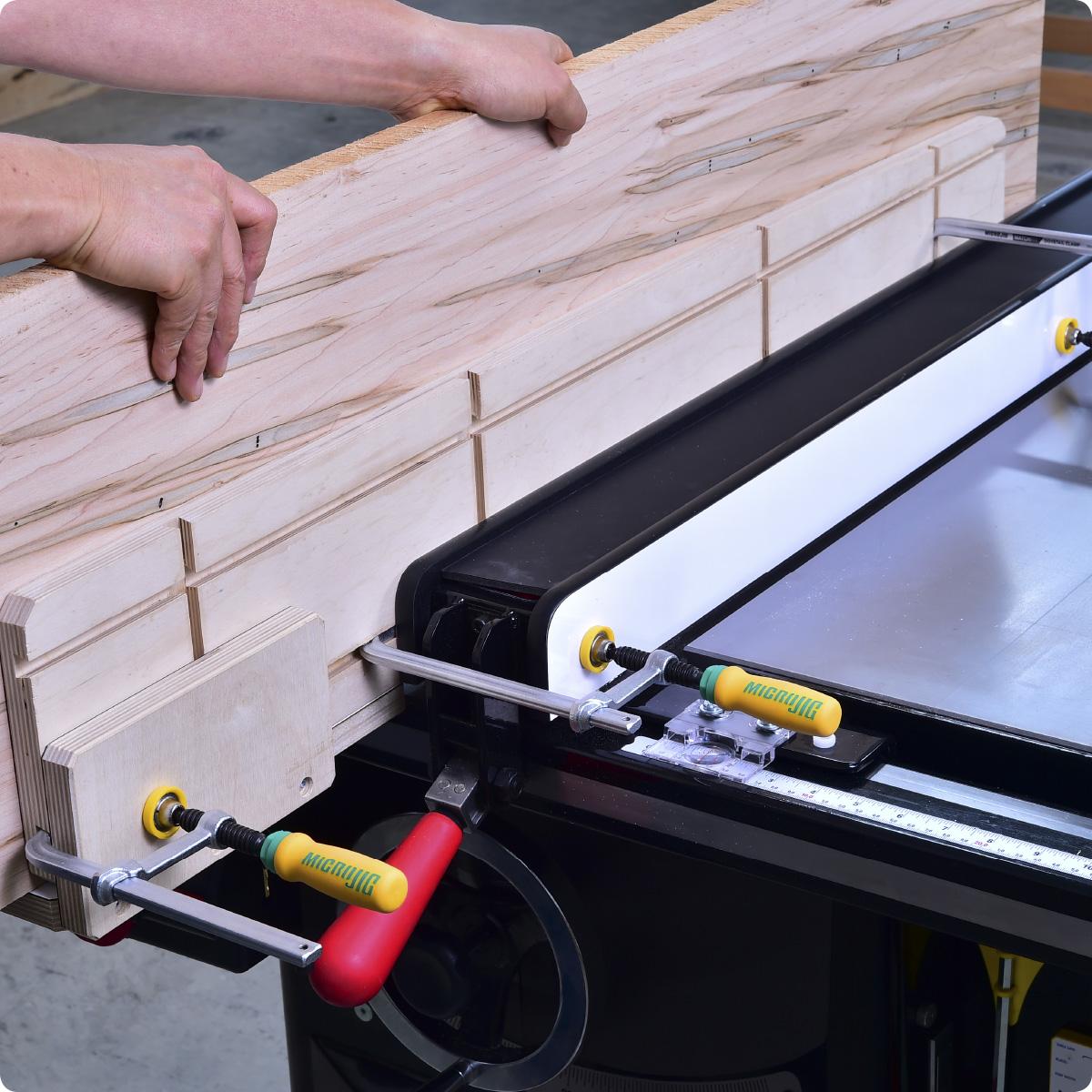 Microjig Matchfit Dovetail Clamps with SoftGrip Handle