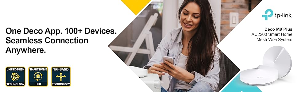 TP-Link Deco Smart Hub & Whole Home Mesh WiFi System