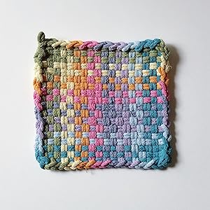 potholder, loop loom, weaving, Harrisville Designs, crafts, hobbies