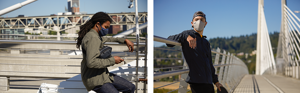 keen together masks lifestyle imagery mens drizzle blue