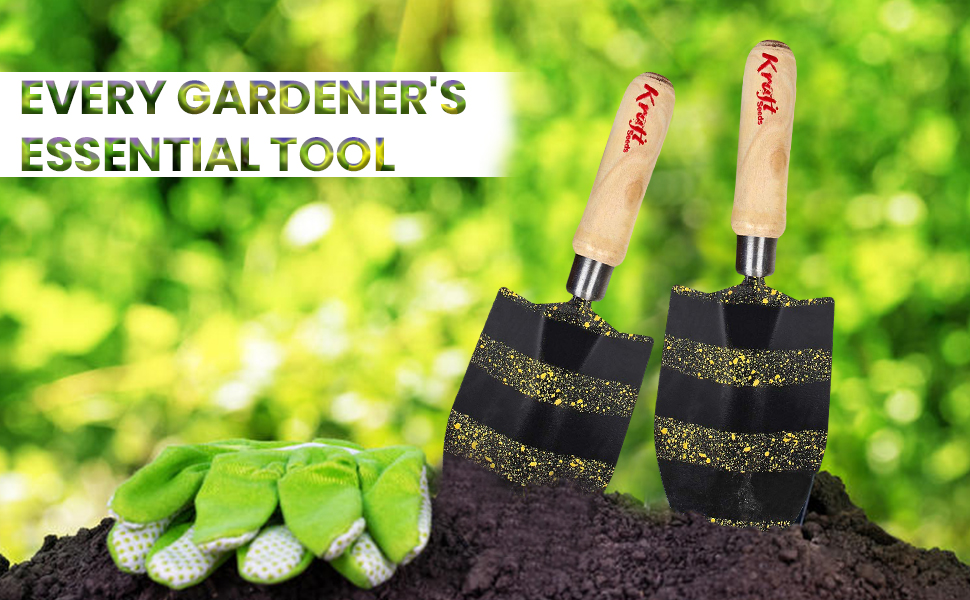 Kraft Seeds Hand Trowel Tool 1 PC Printed Trowel (Use as Potting