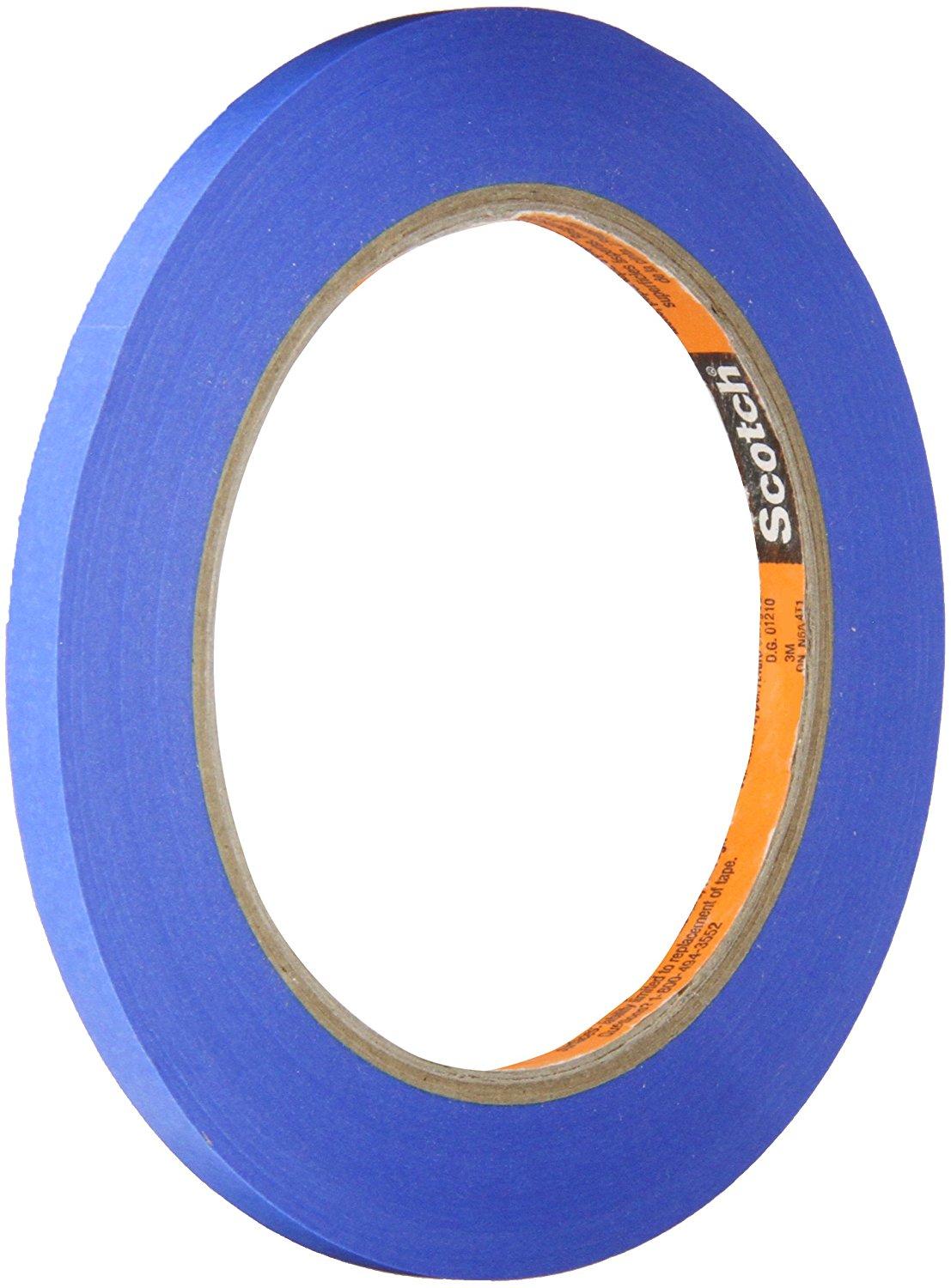 3M 2080 ScotchBlue Painters Tape 0.125 in. (W) x 180 ft. (L) Masking
