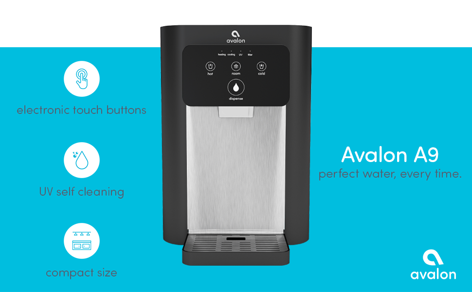 Avalon Dispensador de agua eléctrico A9 sin botella para encimera