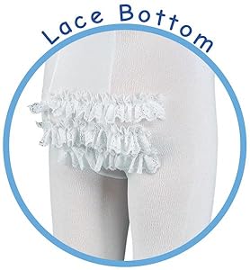 baby girls rhumba lace tights