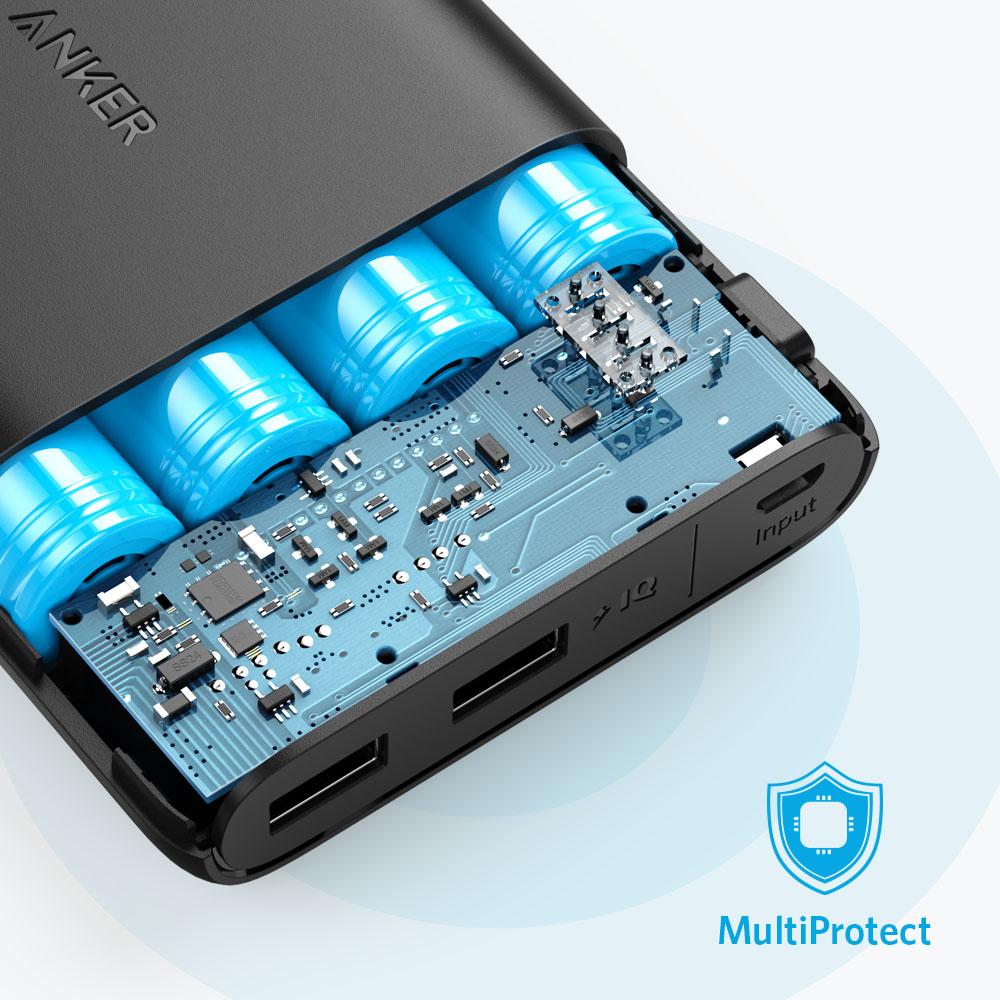 Anker PowerCore 10400mAh External Battery Pack for All Smartphones Black Cell