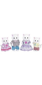 シルバニアファミリー 人形 チャコールネコファミリー FS-05 g6bh9ry Amazon.co.jp: シルバニアファミリー 人形 【 チャコールネコ