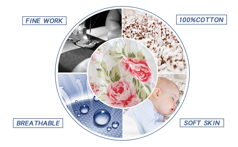 Usning Pink Floral Bedding Sheet, Set Extra Soft 100