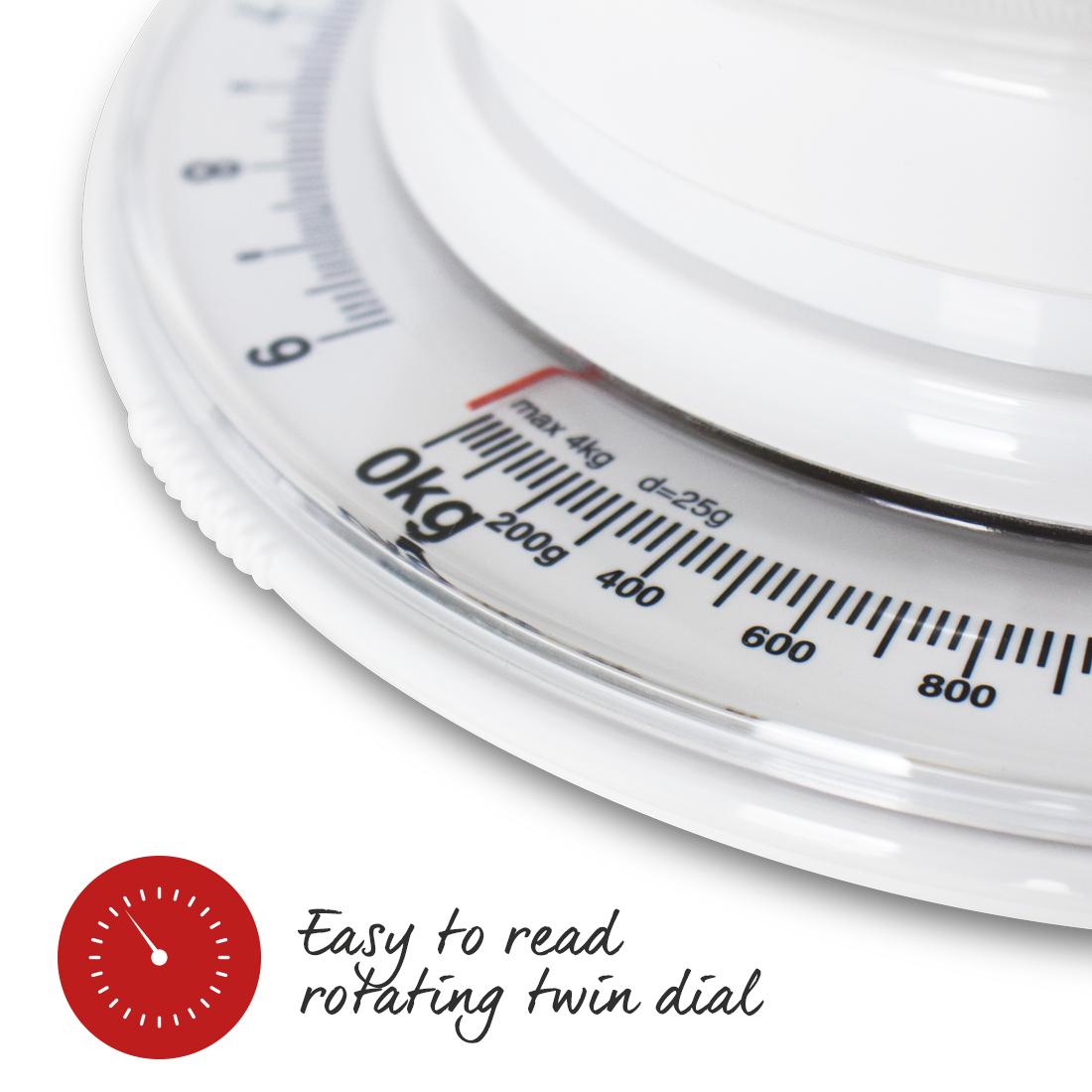 Salter Add & Weigh Mechanical Kitchen Baking Scales Classic Rotating