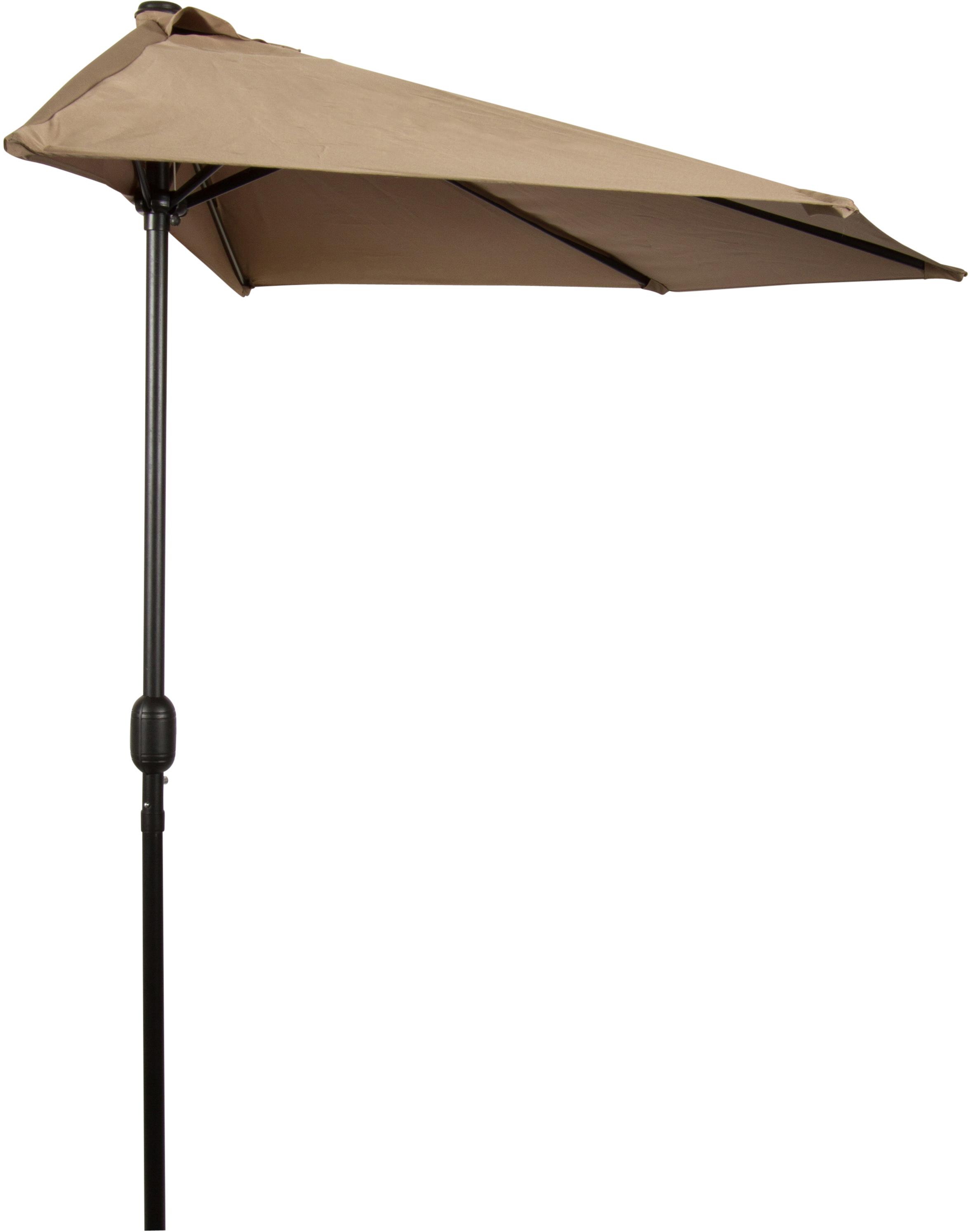 Patio Half Umbrella 9' by Trademark Innovations (Beige) Amazon.ca
