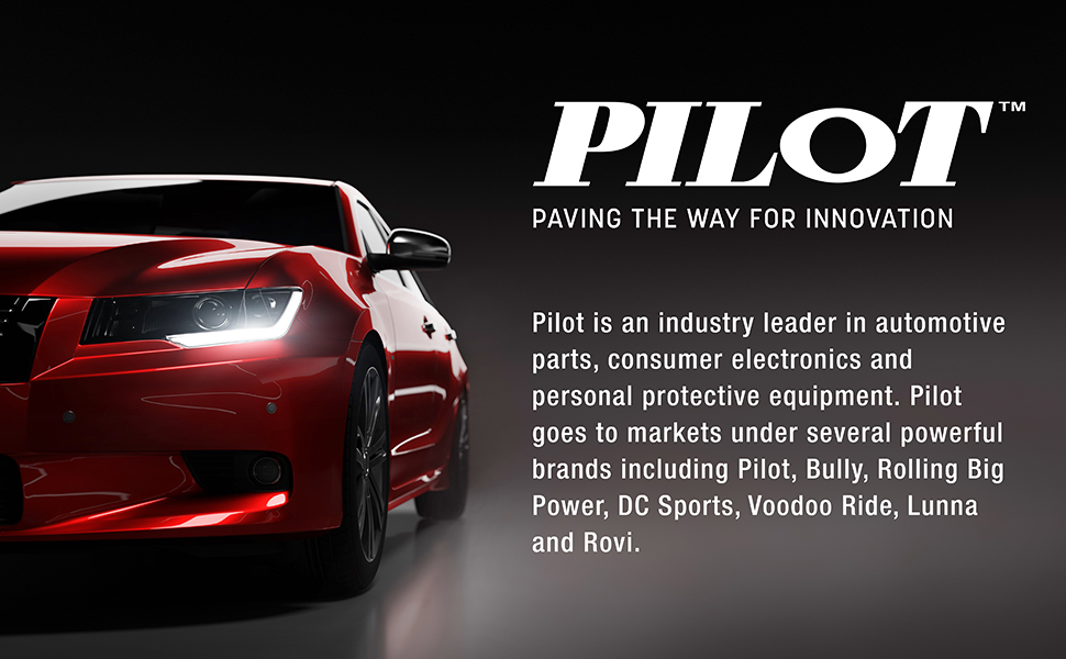 Pilot Automotive WH52815SEBX Universal Fit Black and