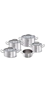 Fissler Topfset original-profi collection – 5 Profitöpfe