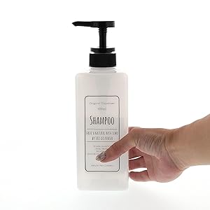ポンプ式シャンプー 400g リフィル付き Amazon｜2個入り シャンプーボトル 詰め替え 500ml 大容量 広口