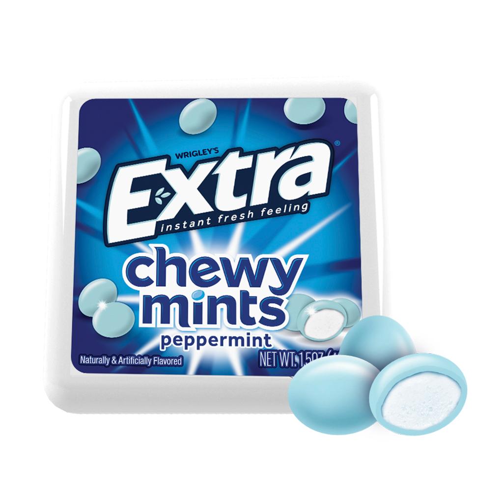 Extra Chewy Mints Peppermint, 1.50 Ounce (Pack of 8