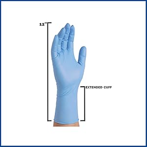 Amazon.com: AMMEX Blue Heavy Duty Nitrile Disposable
