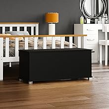 Vida Designs Leon Storage Ottoman
