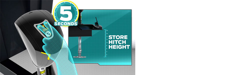 smart jack, hitch height, leveling, auto, trailer, rv, towing