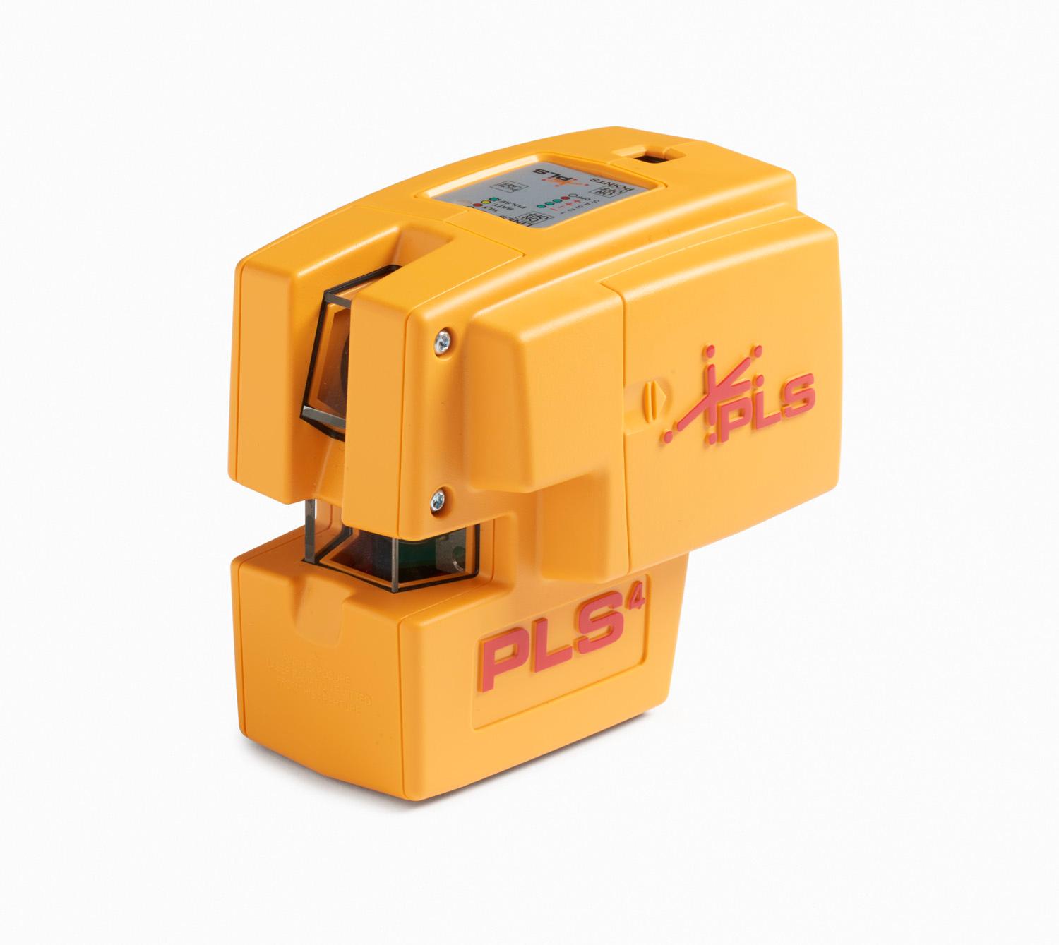 PLS 4 Red Cross Line Laser Level with Plumb, Bob and Level