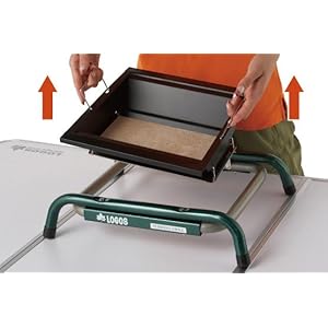 バーベキュー・調理用品 LOGOS ECO CERA TBLE TBRL S 81063940 LOGOS 残2 バーベキューコンロ ロゴス エコセラ・テーブル