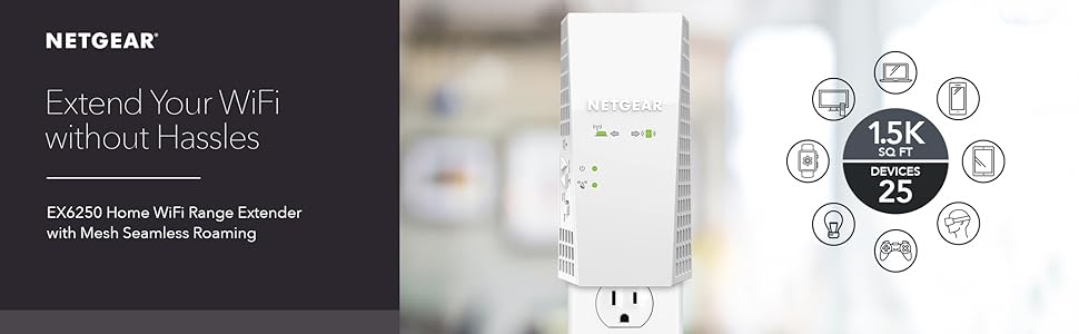 Netgear wifi mesh range extender ex6250 setup Clearance