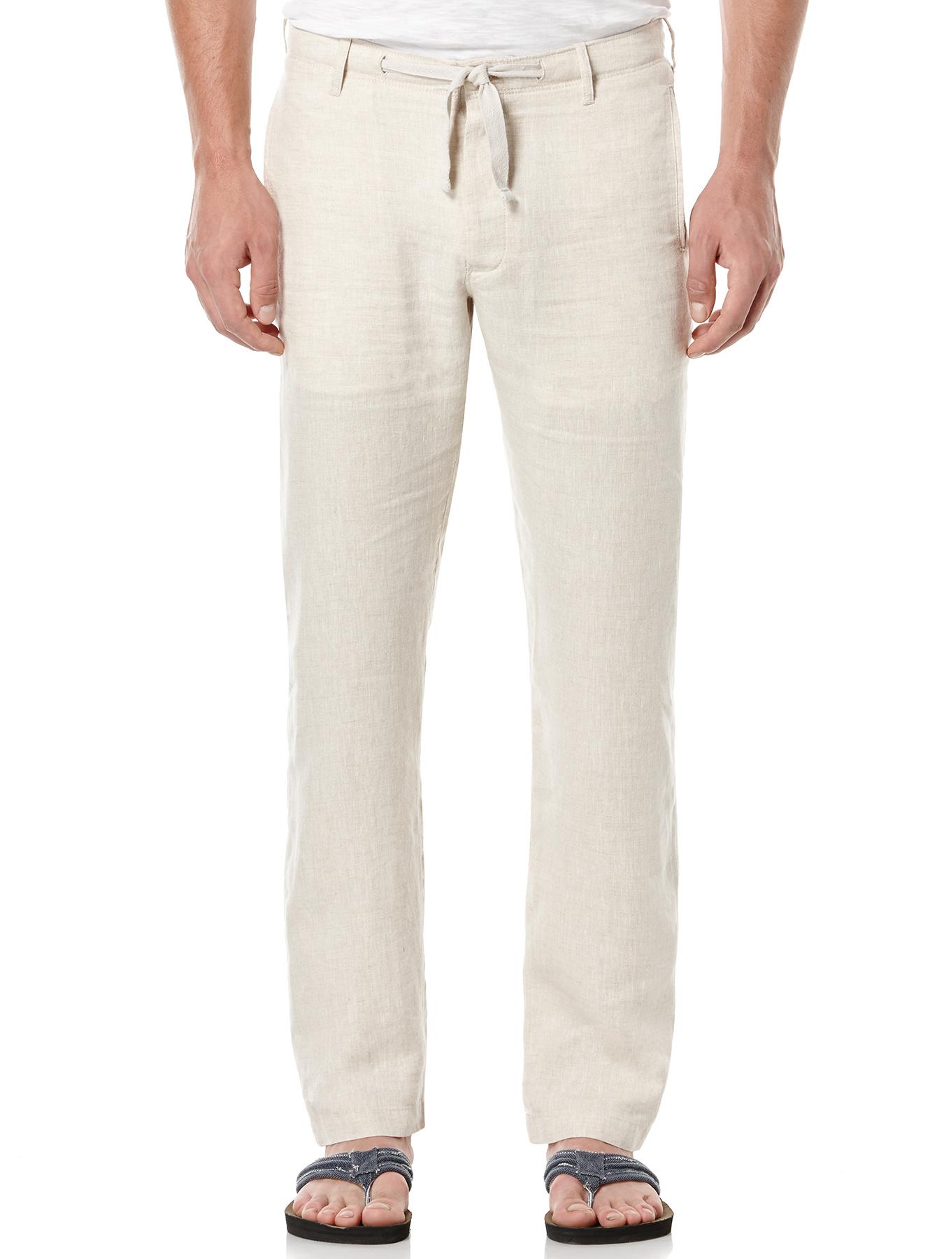 Perry Ellis Men's Drawstring Linen Pant Amazon.ca Clothing & Accessories