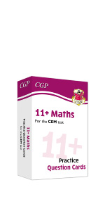 11+ cem revision question cards