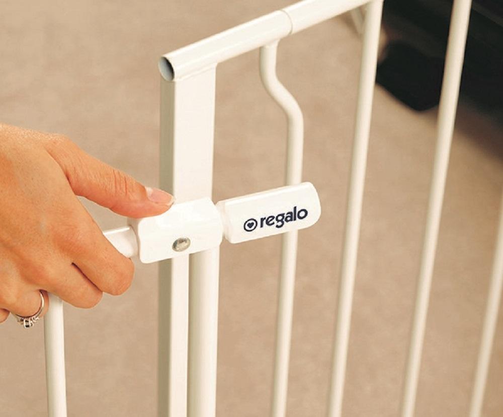 Regalo Easy Open 50 Inch Wide Baby Gate, Bonus Kit