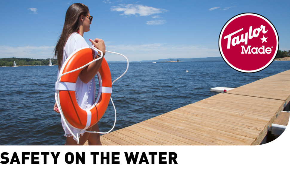 TAYLOR MADE PRODUCTS Vinyl Life Ring for Boating Safety