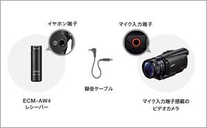 Amazon | ソニー ワイヤレスマイクロホン ECM-AW4 C | ソニー(SONY) | 家電＆カメラ