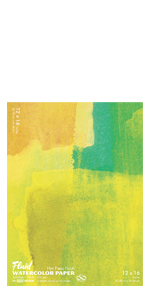 fluid watercolor block hot press paper