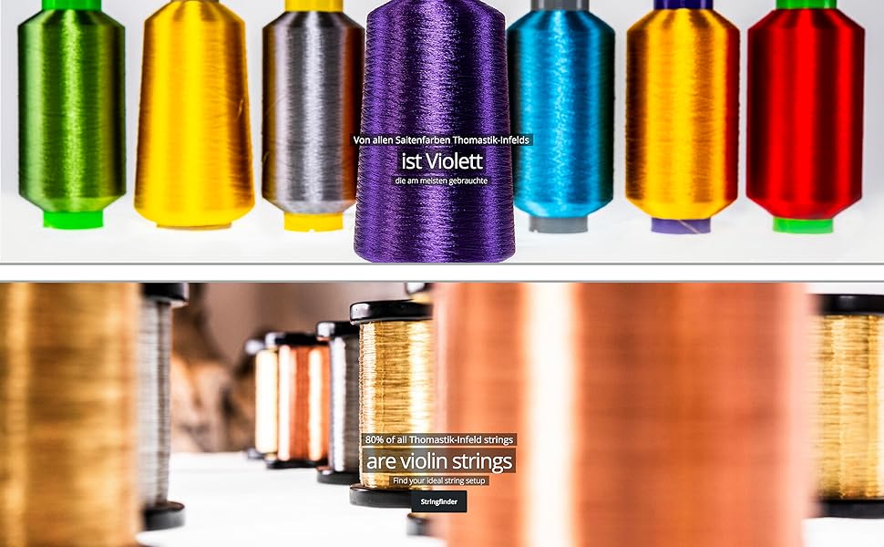 Thomastik Cuerda para Violín 4/4 Dominant Gstring Synthetic Core, E