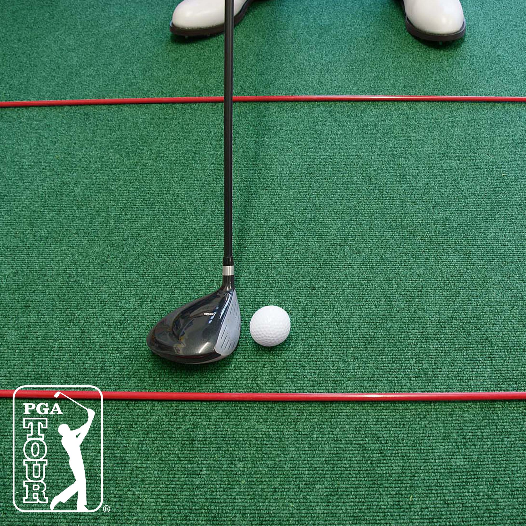 PGA TOUR Pro Sticks Alignment Golf Aid Red, 123cm with Instruction Guide Amazon.co.uk Sports