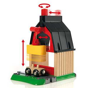 BRIO (ブリオ) WORLD ファームレールセット [ 木製レール おもちゃ ] 33719 tf8su2k 33719 ファームレールセット | レールセット | ブリオ