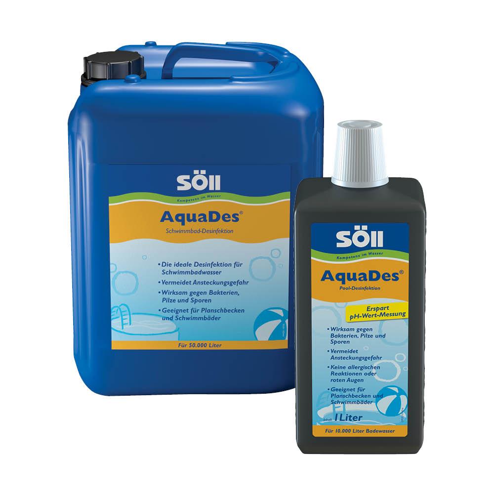 Söll 31430 AquaDes - Pool-Desinfektion - 1 L: Amazon.de: Garten