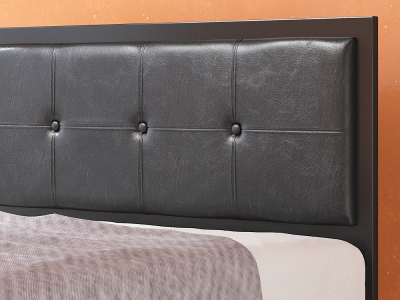 Amazon.com: ZINUS Cherie Metal Platform Bed Frame with Faux