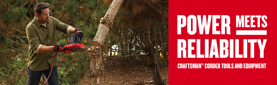 CRAFTSMAN 8 Amps 14-in Corded Electric Chainsaw craftsman outdoor