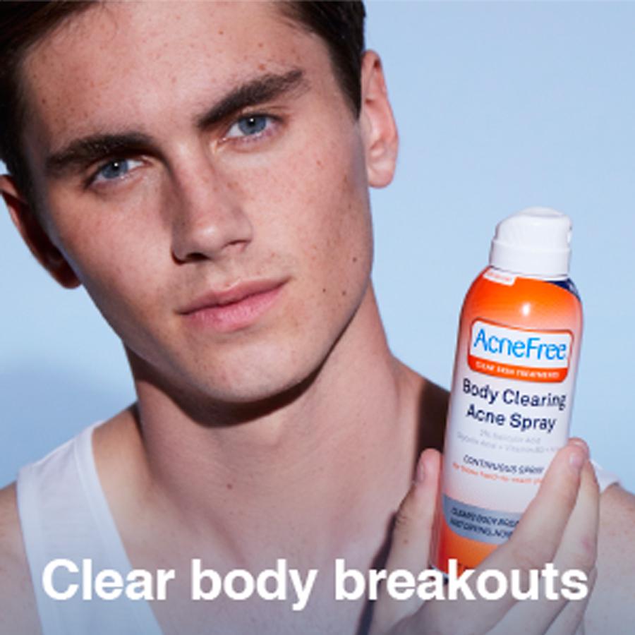 AcneFree Body Clearing Acne Treatment Spray for Body Acne