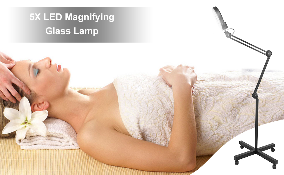 LED magnifying lamp