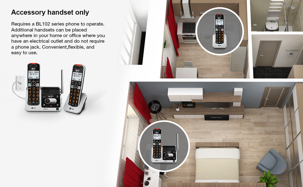 AT&T Accessory Handset with Unsurpassed Range and Smart