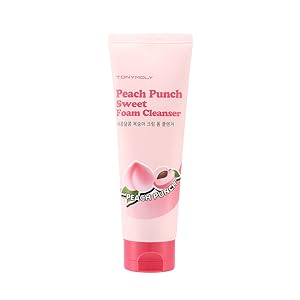 peach punch, foam cleanser, tonymoly, oily skin