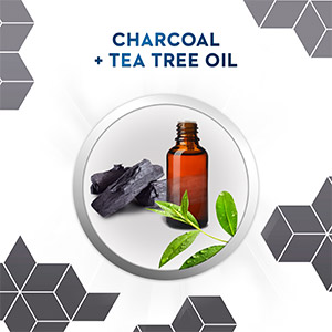 Charcoal + Tea tree oil