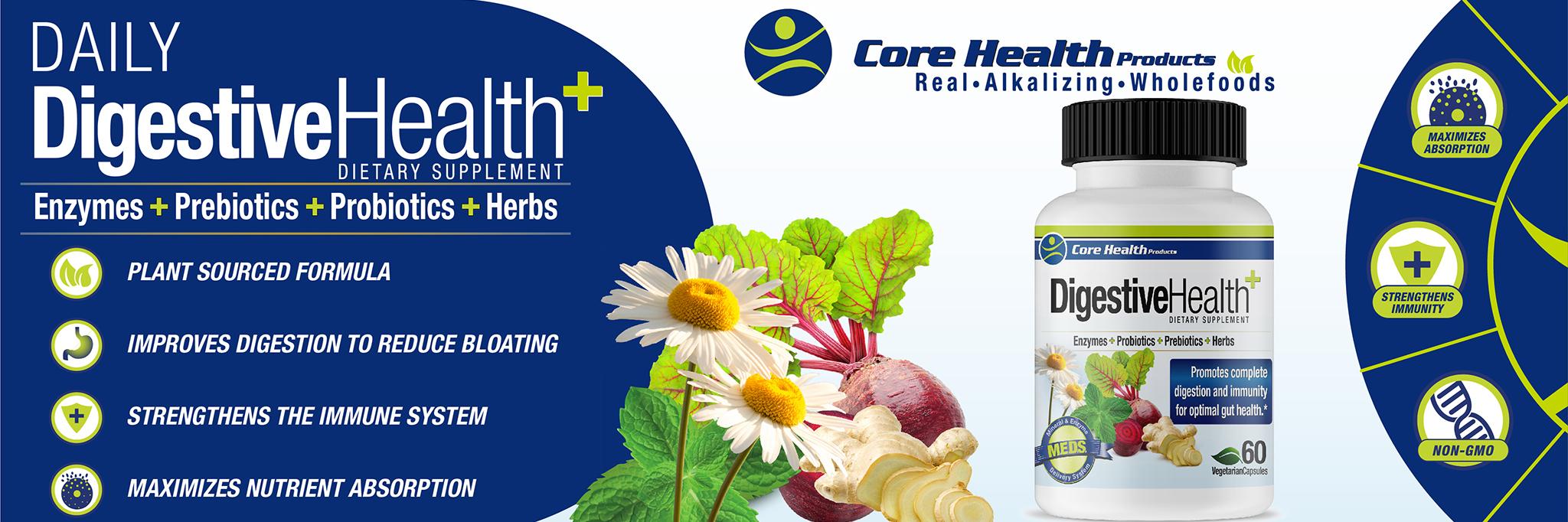 Core Health Digestive Health 60 Count Digestive Enzymes