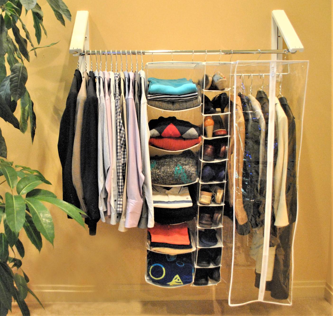 The Original QuikCLOSET Model AH3X12/M 3 ft. to 5 ft. Folding