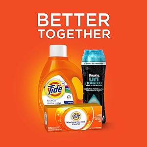 Tide Plus Bleach Alternative Original Scent Liquid Laundry Detergent, bundle