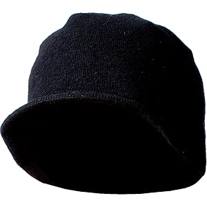 merino wool brimmed beanie