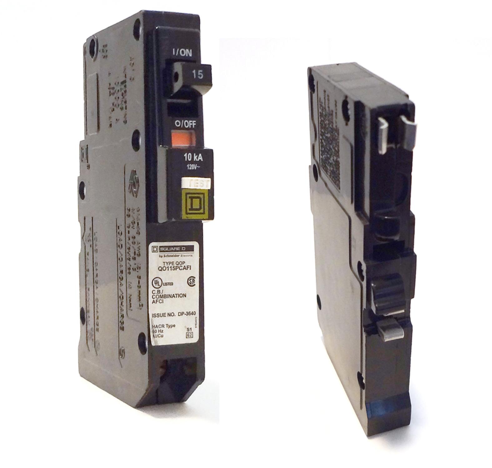 Schneider Electric QO115PCAFI Square D Qo Single Pole 15 Amp