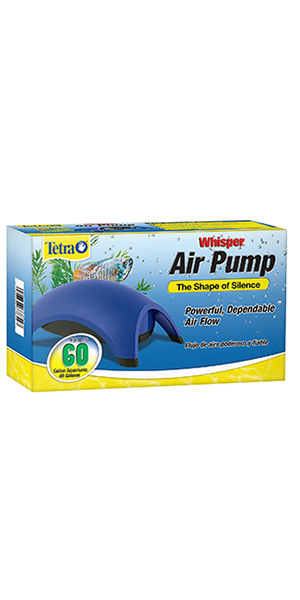 Tetra Whisper Air Pump for Aquariums Up to 60 Gallons, Non-UL