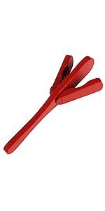 Temacd 2Pcs 2inch Finger Castanet Percussion Musical Instrument Development Kids Toy Pink