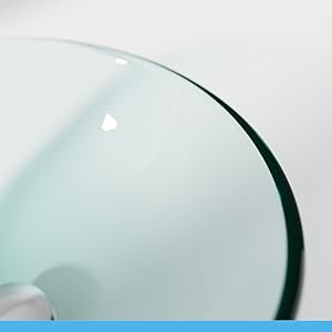 Glass is a low-maintenance and sanitary option for the bathroom; resistant to stains and odors.